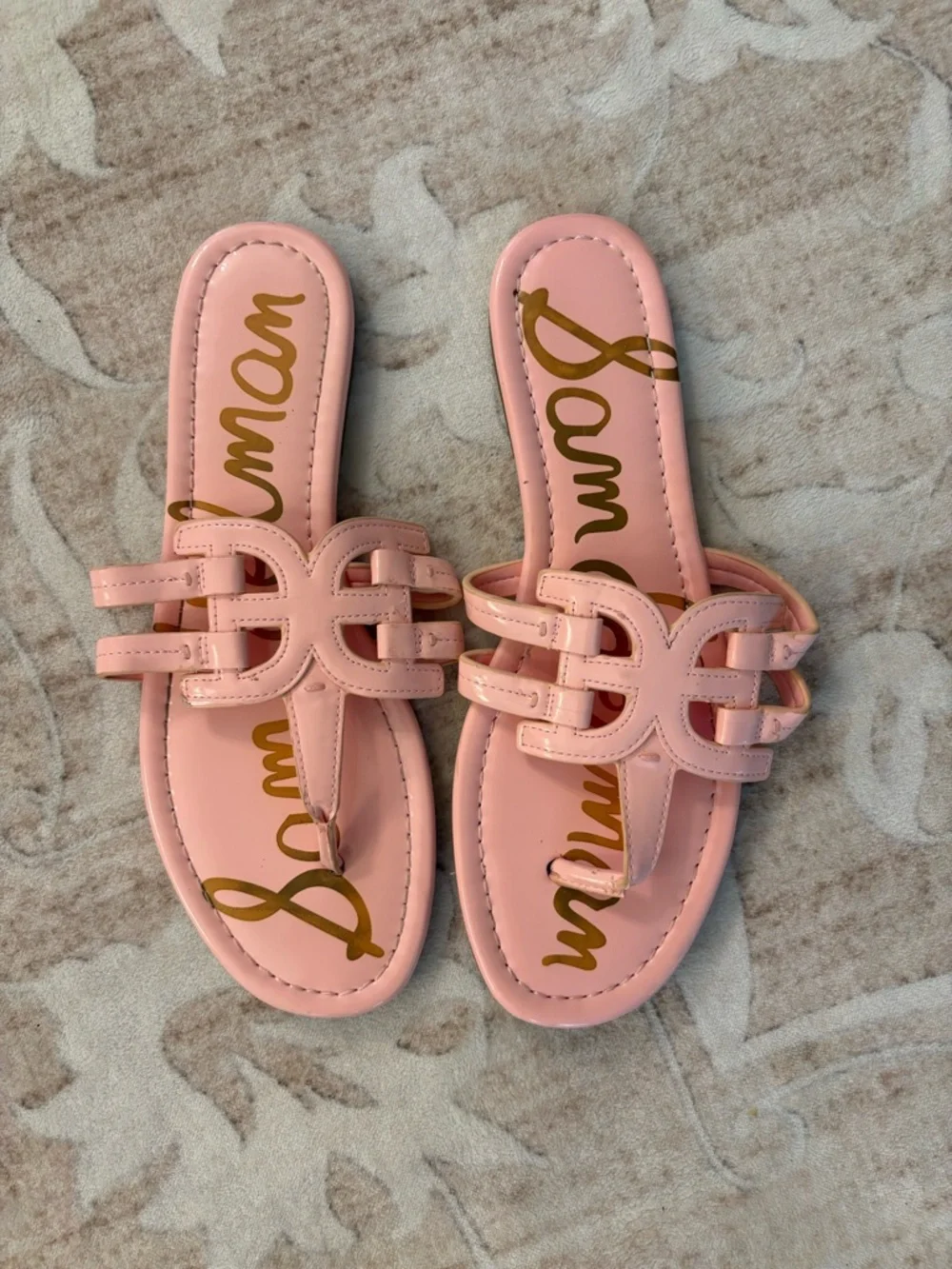 Sam Edelman Pink Slide Sandal Size 9.5 - Picture 2 of 4